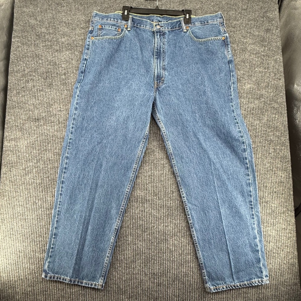 Levi's 550 Relaxed Fit Jeans Mens 46x30 Blue Excellent Medium Wash Denim